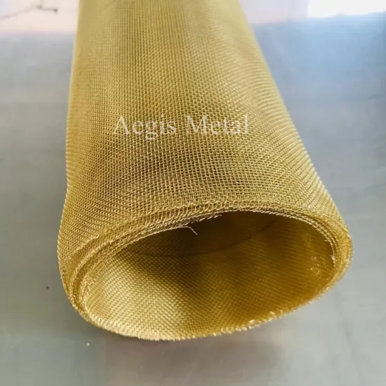Hard Fine Brass Gauze Metal Mesh - Brass Copper Wire Micro Mesh Filter Screen