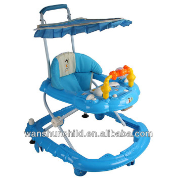 baby walker with canopy and hander