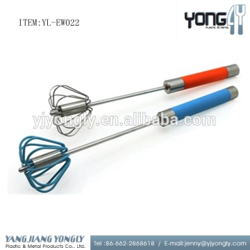Stainless steel semi-automatic rotary egg beater