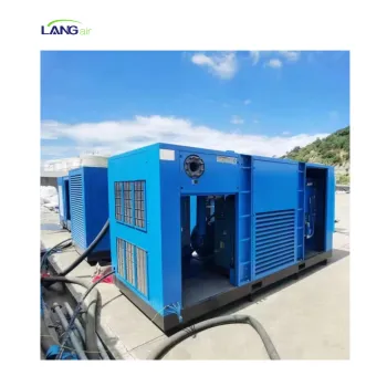 Langair Low Noise 132KW Variable Frequency VSD Screw Air Compressor