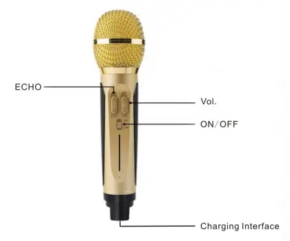 Karaoke Speaker 30W Speaker with Mic