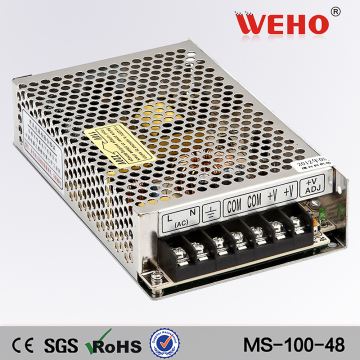 MSシリーズミニサイズ100W 48V MS-100-48スイッチ電源