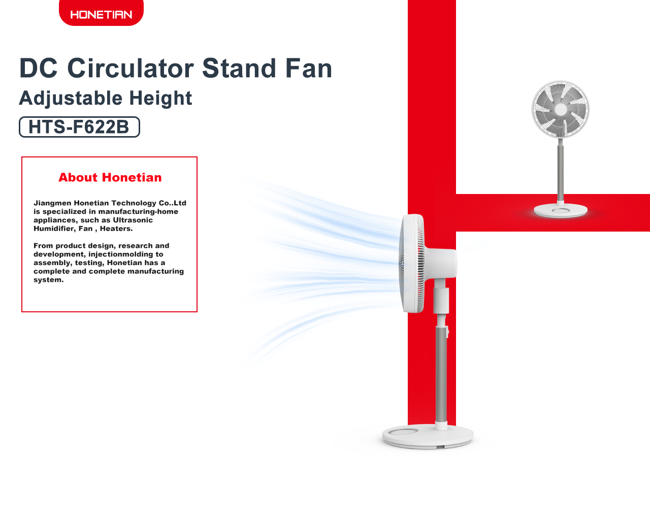 F622B Circulator Stand Fan