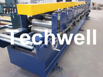 Roof ridge cap roll forming machine