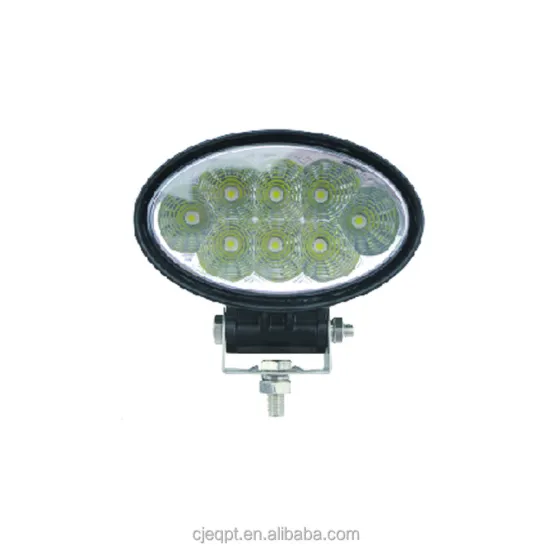 IP67 Waterproof 24W Tractor LED Work Light - Oval LED Light for UTV, Truck, Mine, and Construction