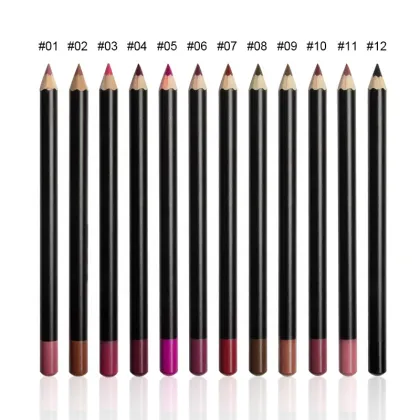 Customizable 12-Color Nude Matte Lip Liner