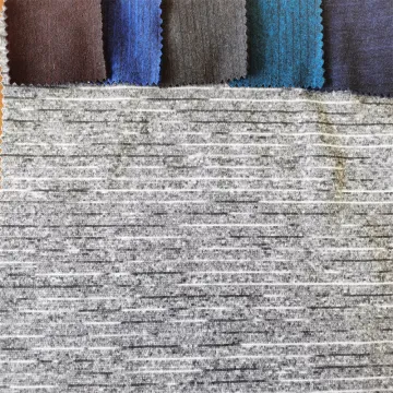 100% Polyester Grey Soft Two Tone Fleece