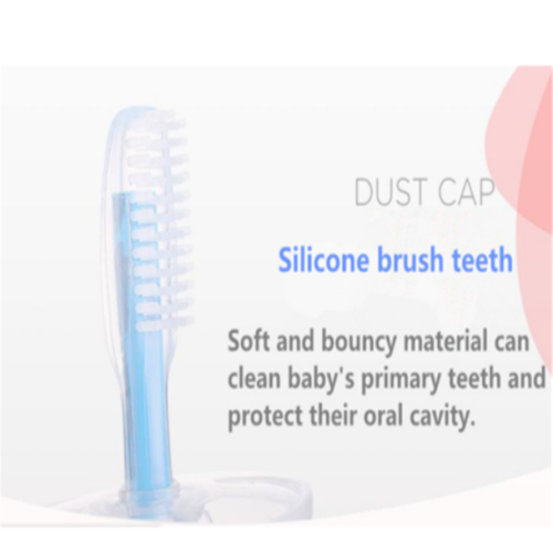 Brosse à dents en silicone de sécurité pour bébé