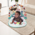 baby activity cotton mat with music keyboard