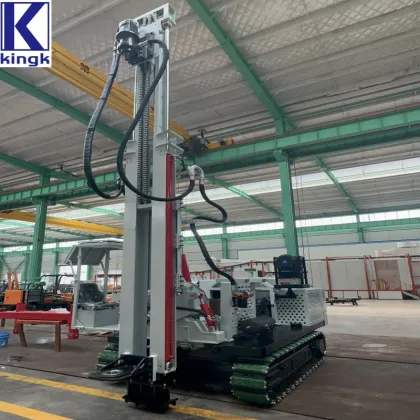 Solar Pile Driver for Construction