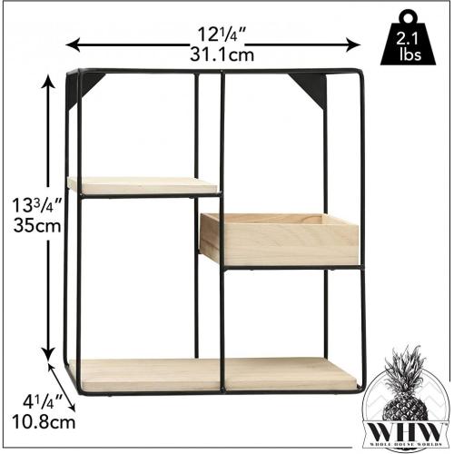 Wall Shelving Modernist Industrial Chic Floating Box Shelf Manufactory