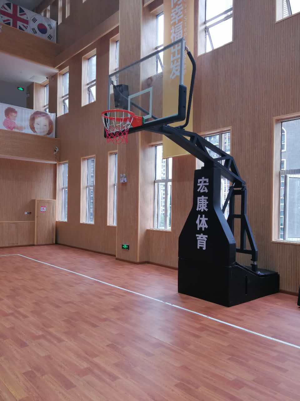 FIBA Standard Hydraulic Basketball Hoop Stand