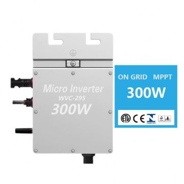 100W Micro Inverter for On-Grid Solar Energy Systems on Balcony, Terrace, or Ground