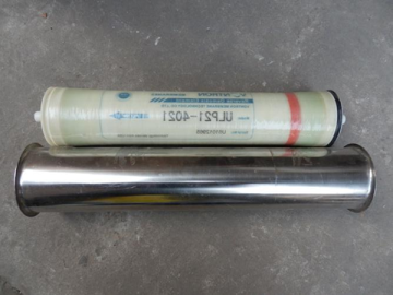 Stainless steel 4/8 inch RO water filter membrane housing/ membrane pressure vessel