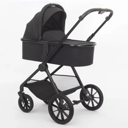 Multifunctional Foldable Lightweight Stroller for Infants and Toddlers with High Landscape Seat and Baby Basket