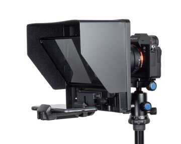 Akıllı telefon/tablet desteği ve uzaktan kumanda ile 10 inç katlanır teleprompter