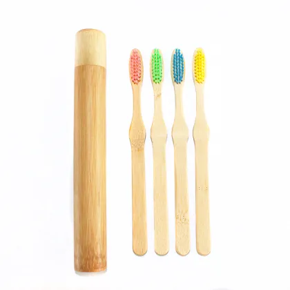 Wood Toothbrush Customization LOGO