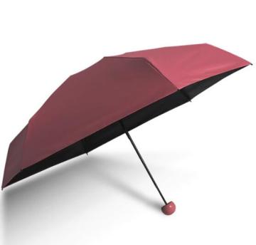 Cheap Foldable Winter Sun Umbrella with Plastic Cover - Capsule Shape