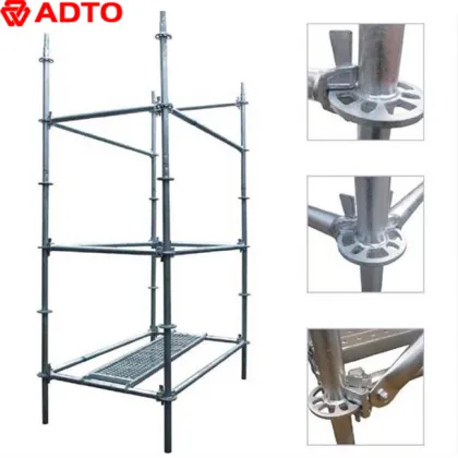 Professional Steel Galvanized Layher Ring Lock Scaffold Systems for Efficient Stage Construction