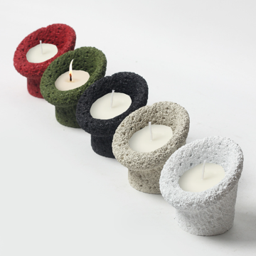 Diverse and Unique 3 oz Cement Candle Jars: Innovative Aromatherapy Candle Styles