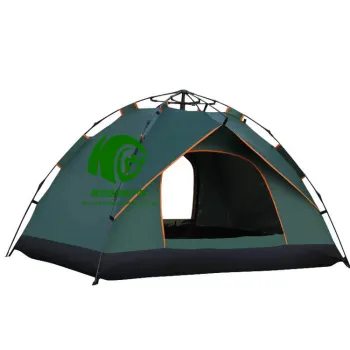 Kango Outdoor Double Camping Tent for 4 Persons - Automatic, Portable, Nylon, Waterproof