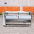 Máquina industrial de lavar e descascar batatas