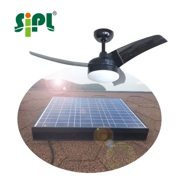 Solar-Powered Ceiling Cooling Fan with Battery System - 42 Inch Air Cooler Fan