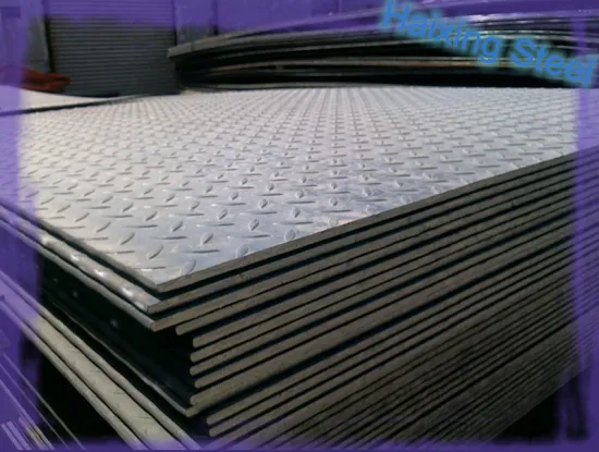 Checkered steel plate
