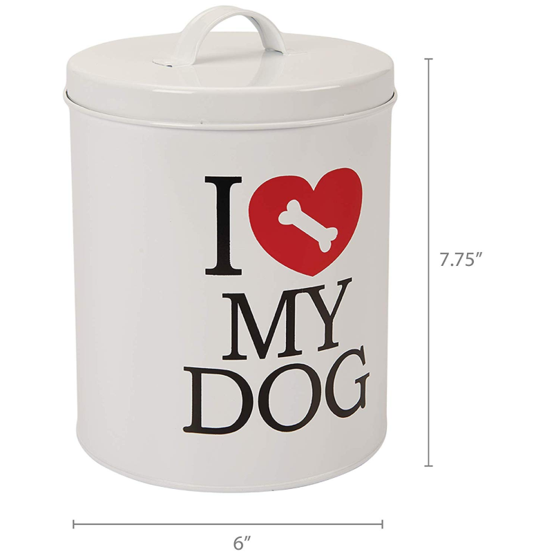 Large Pet Food Metal Canister