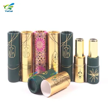 Europe fashion bronzing process unique glitter lipstick tube make your own lipstick tube