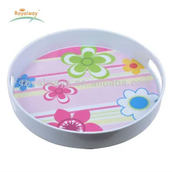 cheap plastic malemine plate with handle