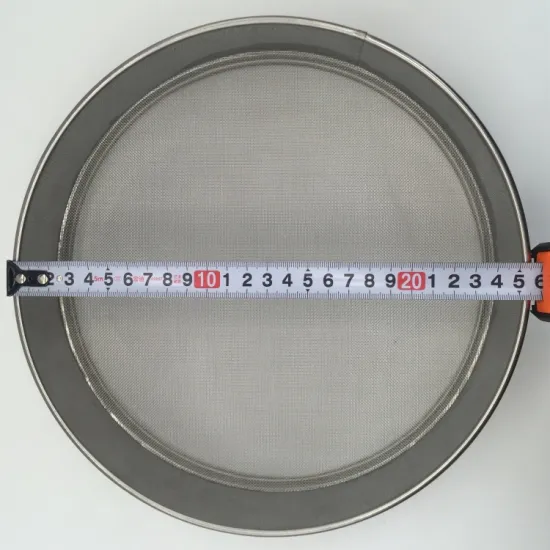 304 stainless steel 3 micron test sieve