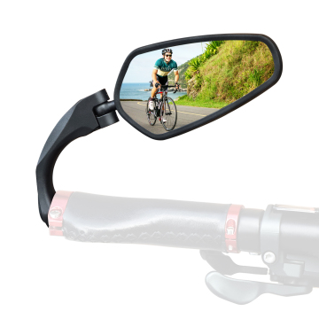 ZUKKA Long Arm Scratch Resistant Glass Bike Mirror