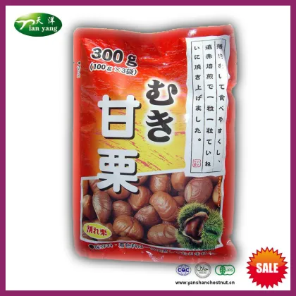 Healthy Organic Sweet Halal Peeled Roasted Chestnuts Food Snacks