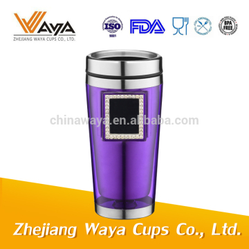 Unique stainless steel travel mug for wholesale