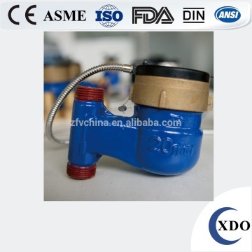 hot sale factory price 1" prepaid china water water volume meter