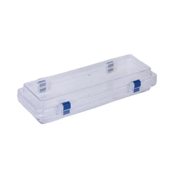 Long Hinged Membrane Watch Box with Film Logo Printing Accepted