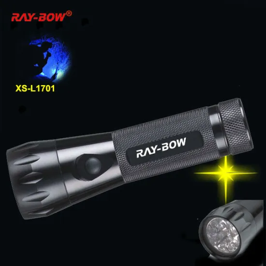 Small UV Flashlight with 17 LEDs