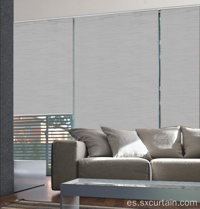 Venta caliente 100% poliéster Blackout Jacquard cortinas de tela