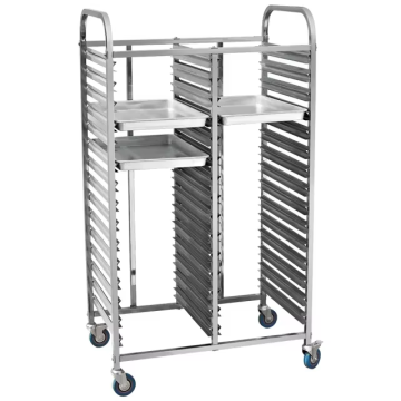 Stainless Steel 304 Baking Tray Rack Shelf Trolley Cart for Oven Bakery Shop