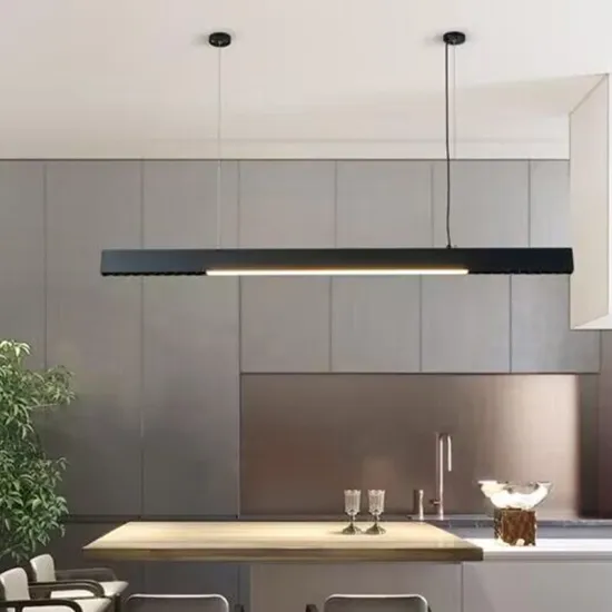 Hot Sell Modern LED Ceiling Linear Chandelier for Office