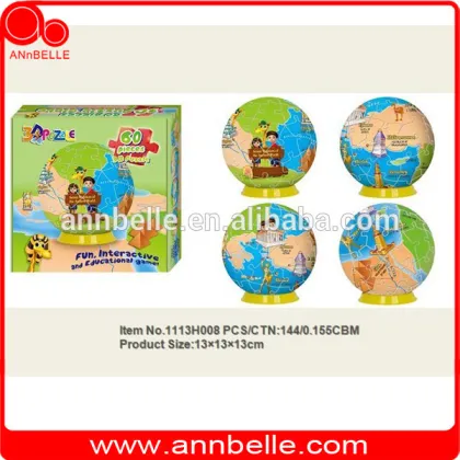 DIY ball puzzle globe puzzle Seven Wonders of the World