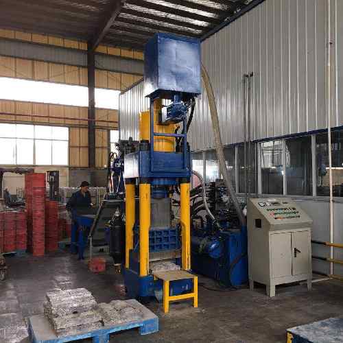 Lead Strips Briquetting Press