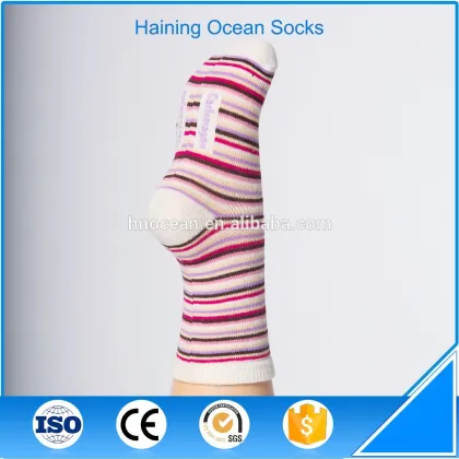 The processing factory cute stripe children kids seamless oem socks