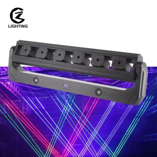 180W Full Color Laser Light with 6 Eye Heads Moving DMX DJ Beam Laser Bar