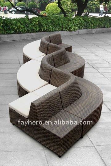 Imitated rattan furniture