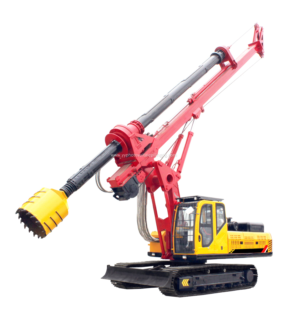 Borehole 500-1600mm Kelly Bar Rotary Auger Drilling Rig