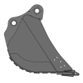 20T 1.0m³ دلو مقوى