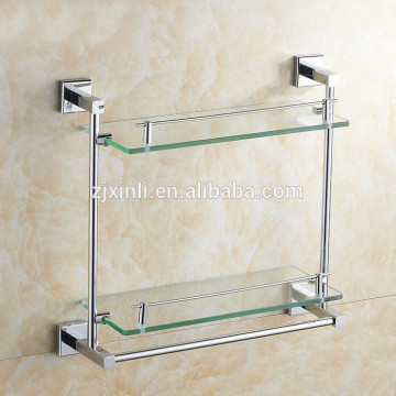 Brass Double Shelf Chrome Finish Bathroom Accessories, X16261P