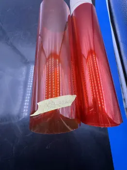 PVC pe LIQUID PACKIGN Applications of Orange - Red Drug Blister Packaging and Battery Insulation Materials